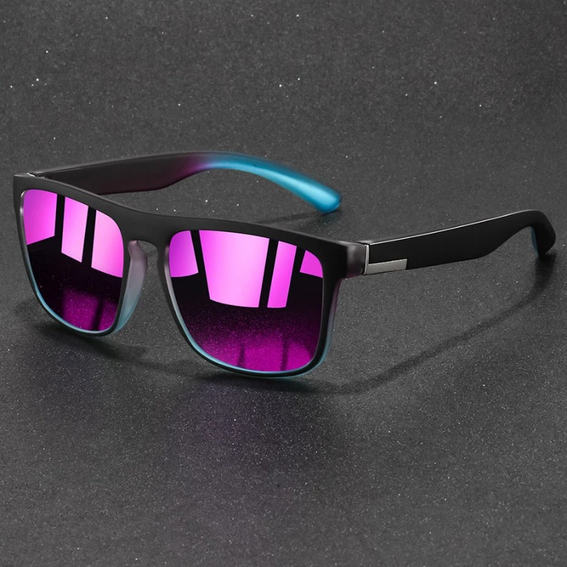 Vintage Fashion Enthusiasts - Fashion Vintage Square Sports Sunglasses Men