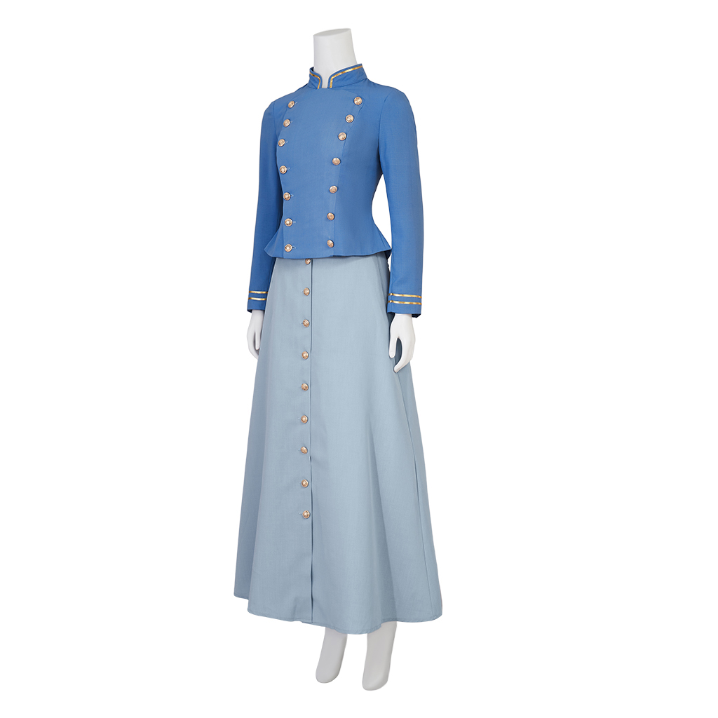 Movie Cosplay Enola Holmes 2 C - Vintage Fashion Dresses review and price