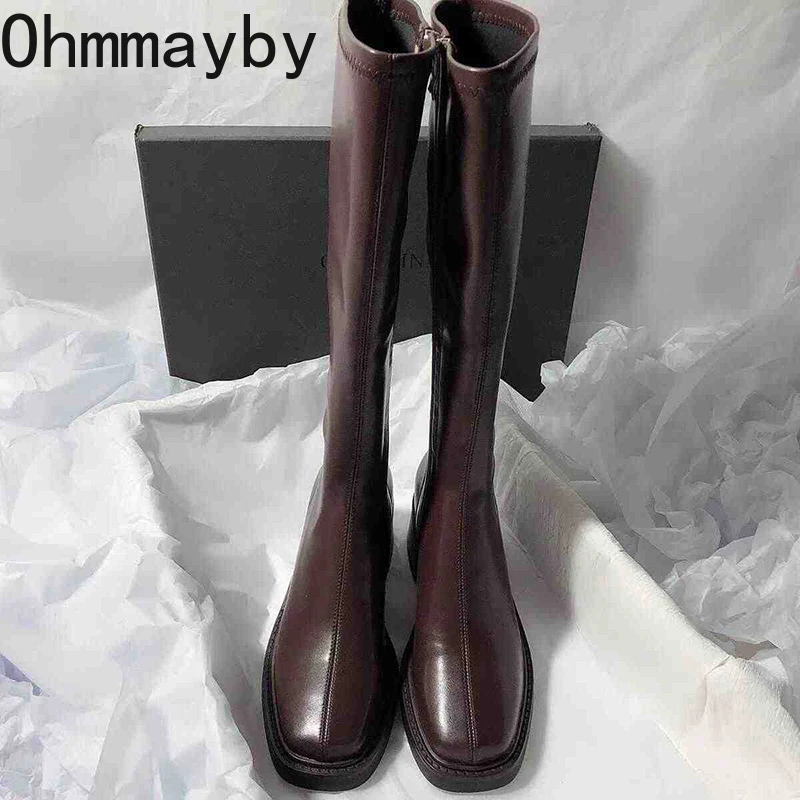 Vintage Thick Heel Women Knee  - Vintage Fashion Online review and price