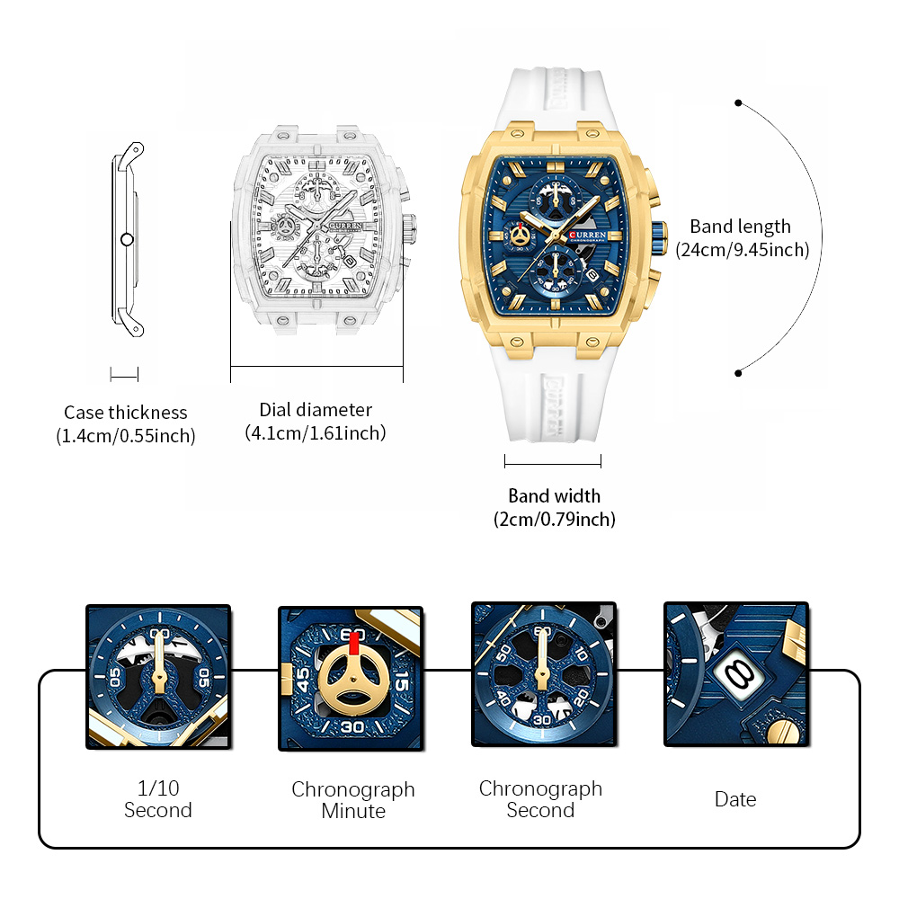 CURREN Luxury Vintage Watch fo - Vintage Fashion Enthusiasts review and price
