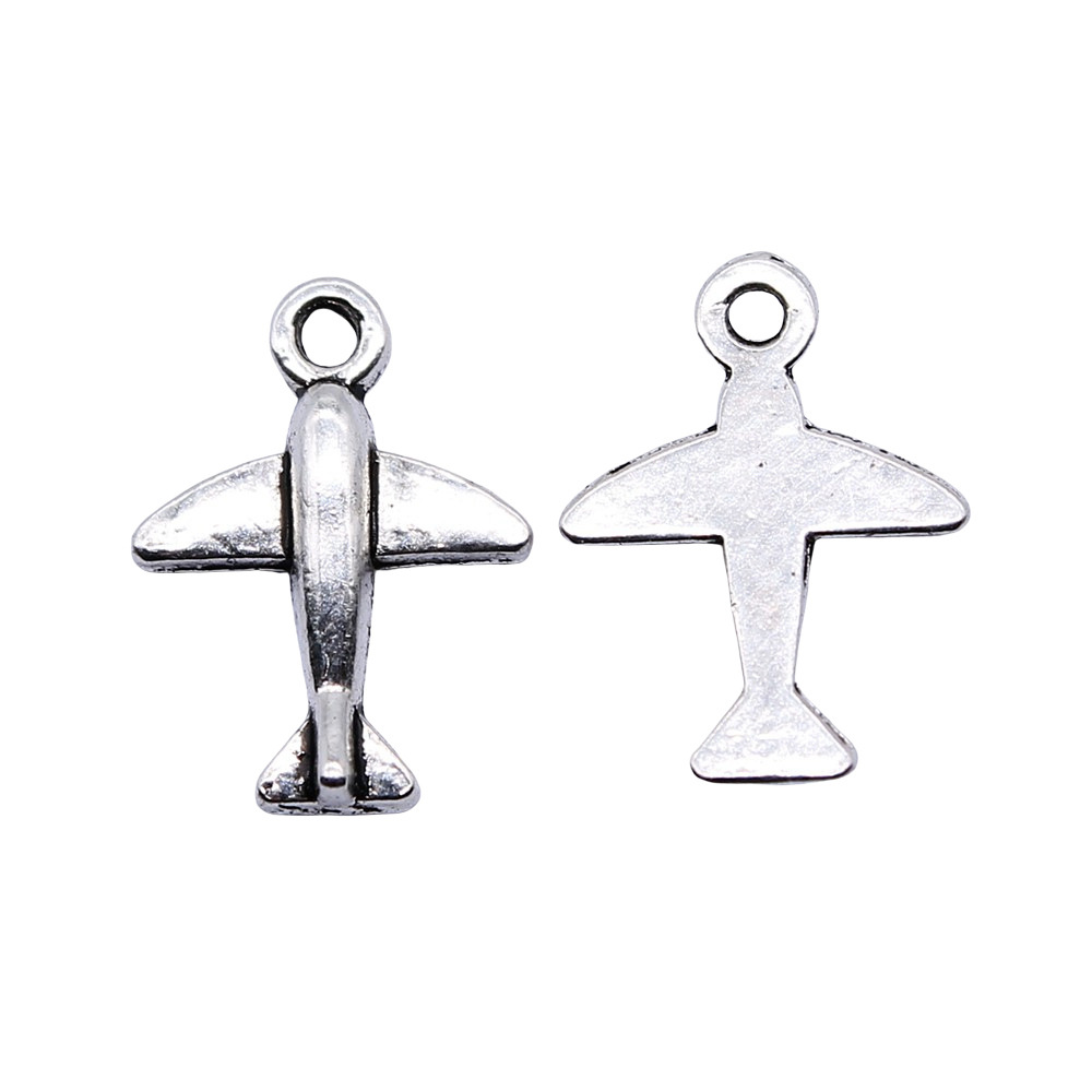 10pcs 11x15mm Antique Silver C - Vintage Fashion Online review and price