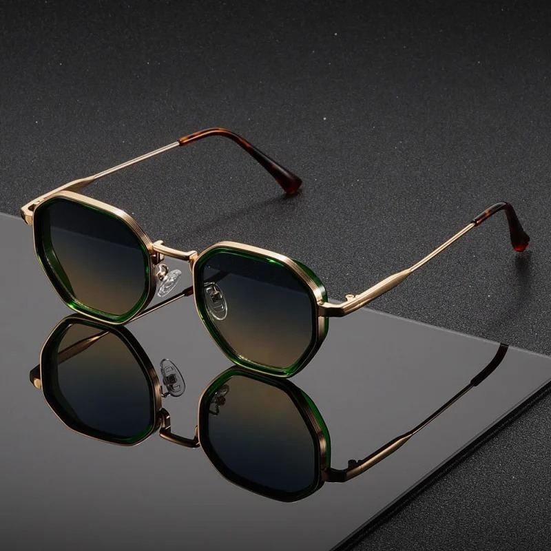 1 Pair Unisex Round Metal Fash - Vintage Fashion Enthusiasts review and price
