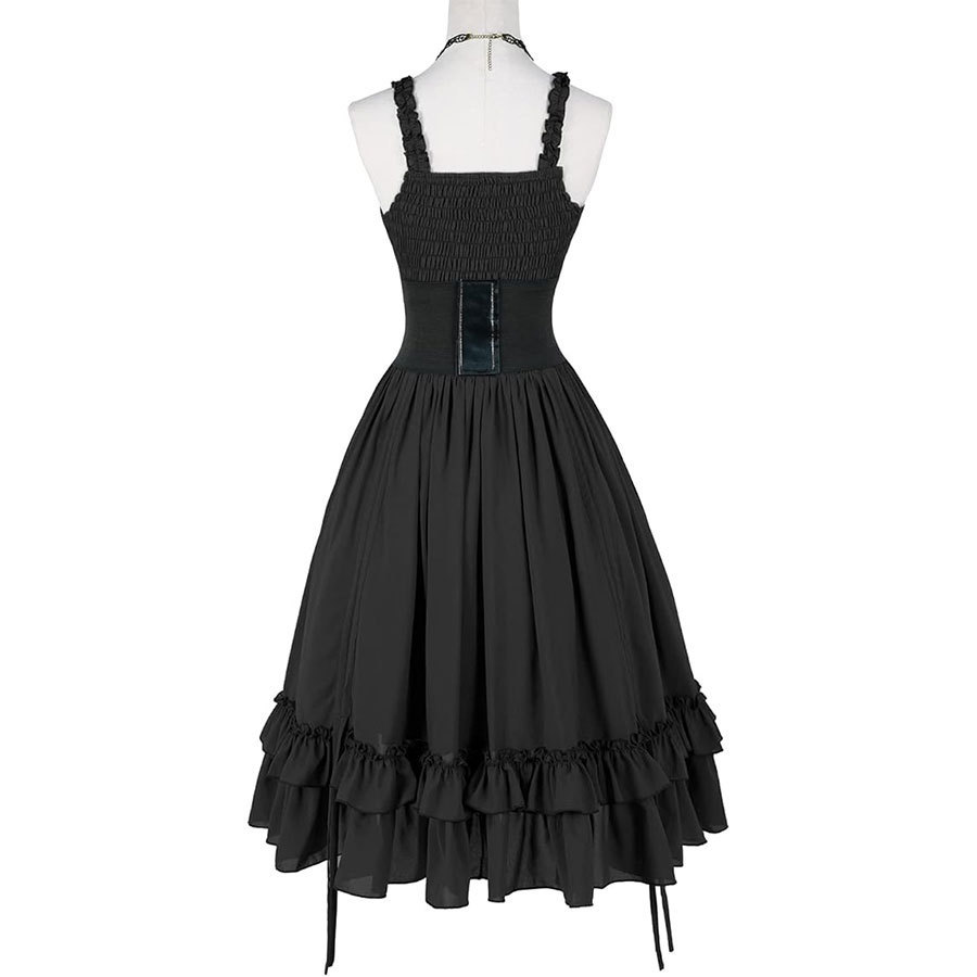 Women Gothic Dress Corset Slip - Vintage Fashion Dresses review and price