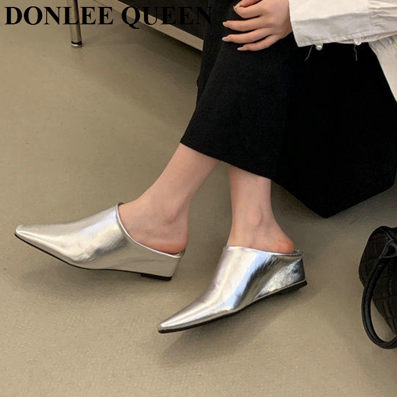 Women Fashion Close Toe Mule S - Vintage Fashion Online review and price
