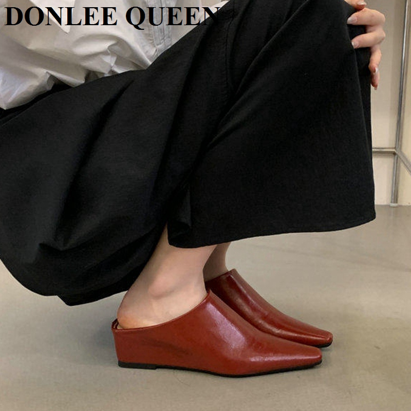 Women Fashion Close Toe Mule S - Vintage Fashion Online review and price
