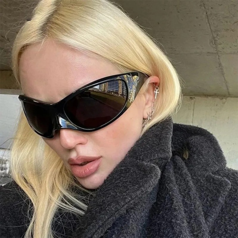 New Y2K Punk Sunglasses Women  - Vintage Fashion Enthusiasts review and price