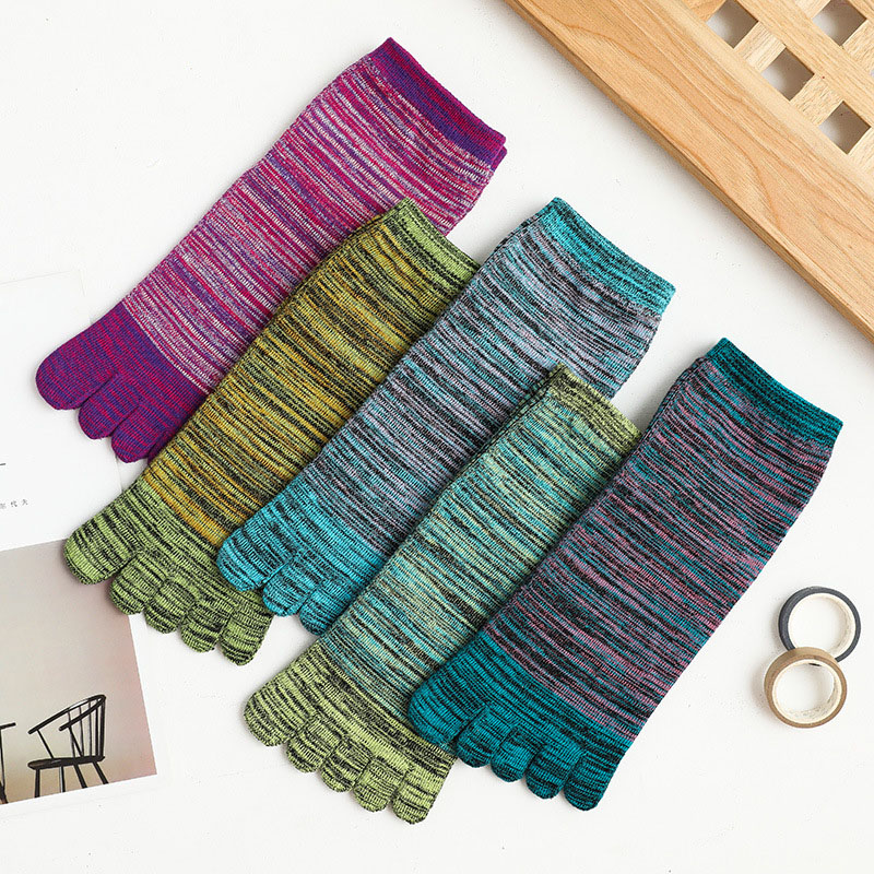 1/5 Pairs Man Colorful Toe Hap - Vintage Fashion Enthusiasts review and price