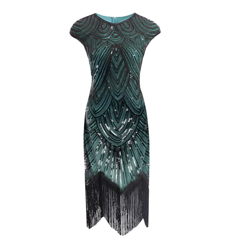 1920s Gatsby Fringe Flapper Dr - Vintage Fashion Dresses review and price
