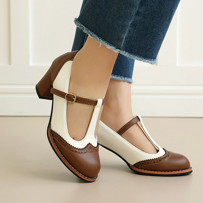 Women's Mary Jane Pumps T-Stra - Vintage Fashion Online review and price